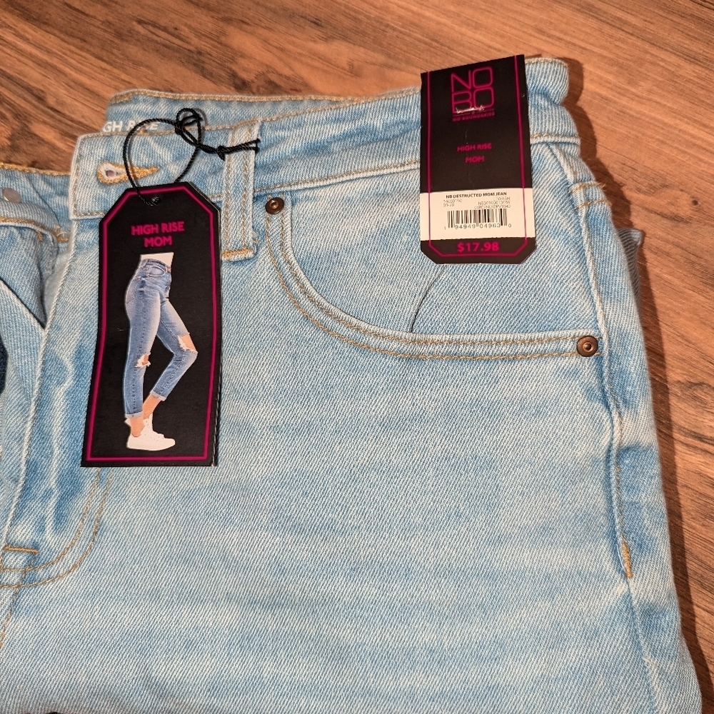 NWT. Junior size 13 jean bundle. High rise Mom Jeans NWT size 13. Bundle - Picture 2 of 6
